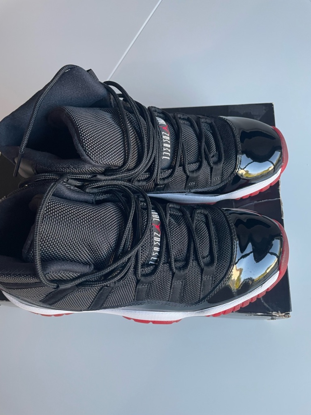 AIR JORDAN 11 RETRO GS "BRED"  | US 6Y, UK5.5, 24cm | 378038-010 - Picture 8 of 11